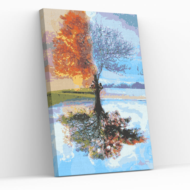 Paint By Numbers - FOUR SEASONS TREE