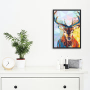 Paint By Numbers made in Denmark - CUBIC MAGNIFICENT DEER