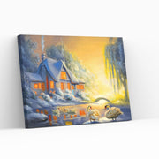 Paint By Numbers - WINTER COTTAGE
